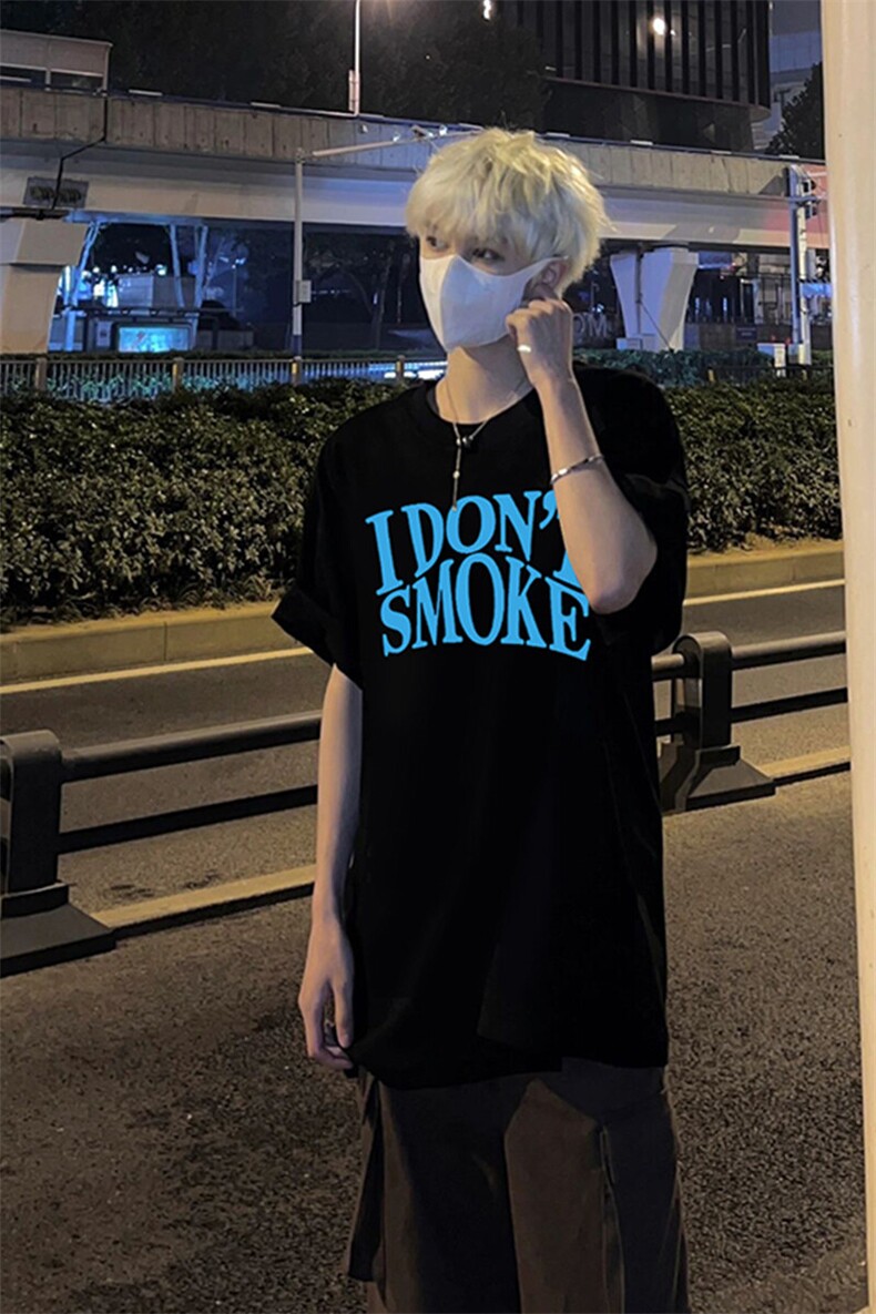 玫红色长袖T恤男春秋季美式复古街头痞帅潮牌ins上衣小领口打底衫,男装T恤,星座310A-4