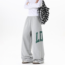 【现货】XZ1218(原611-3)BKW01特价P48美式字母印花卫裤休闲裤，男装休闲裤，星座1218（原611-3）