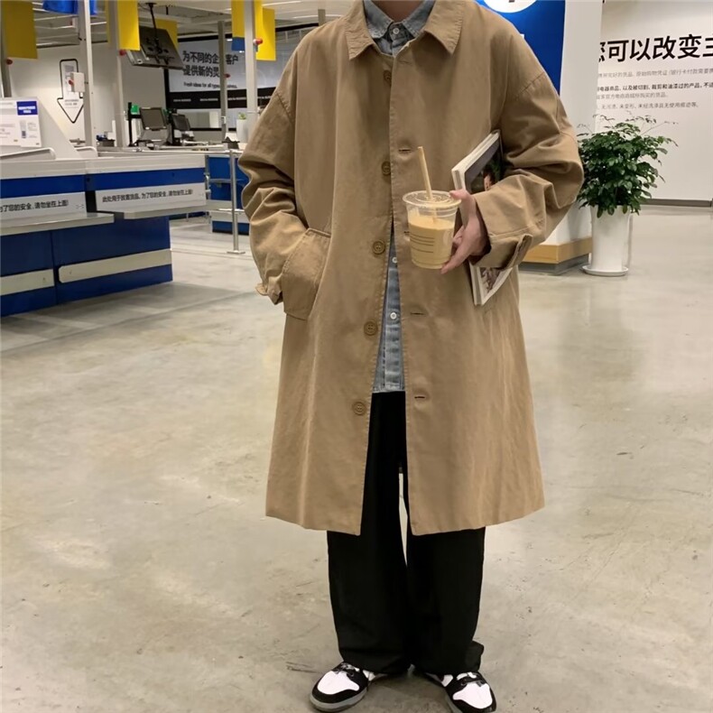 港风休闲男士风衣中长款FZ12P45，男装风衣，星座1116-2