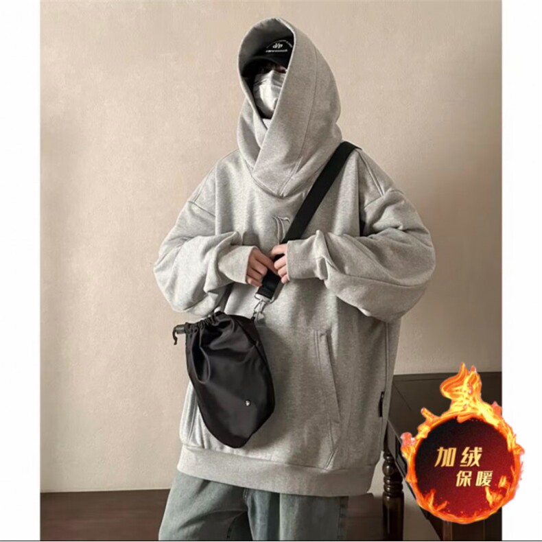 加绒卫衣男潮ins港风潮流CM103P52,男装卫衣,星座1116-2