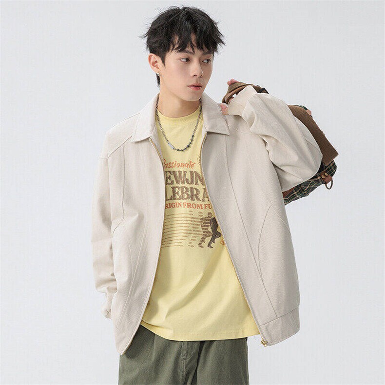 新款水洗棉休闲夹克外套,男装夹克,星座1206（原A206）