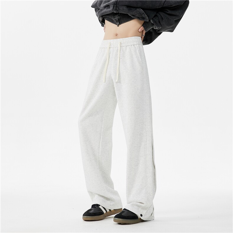 抖音品质秋季新款潮流拼接设计宽松休闲卫裤B313-K816-特p40控78，男装休闲裤，电商B313