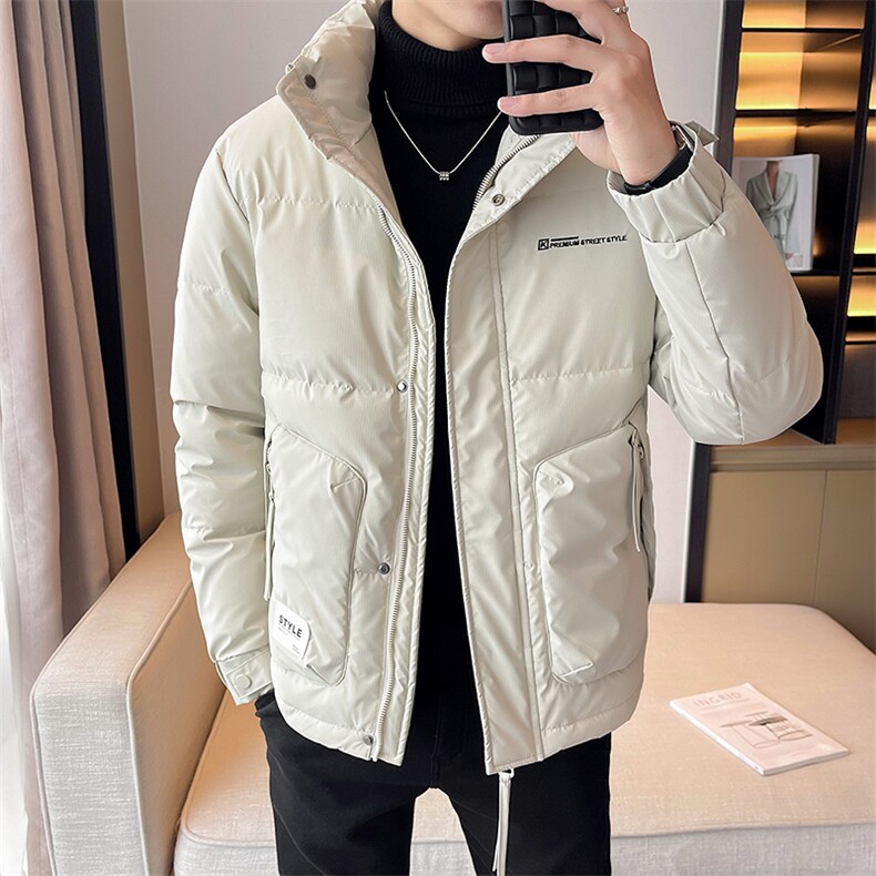 2025冬季店主风新款立领简约休闲羽绒服保暖外套男YR8106-P175,男装羽绒服,电商A413