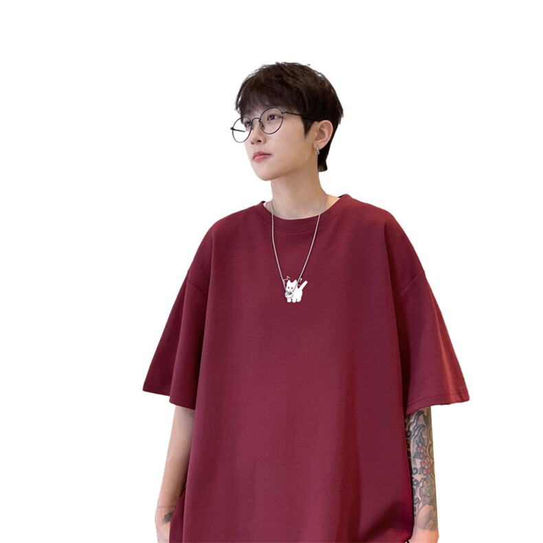 230g重磅纯棉!夏季短袖t恤男半袖男NT196-特P19控38,男装T恤,电商B367
