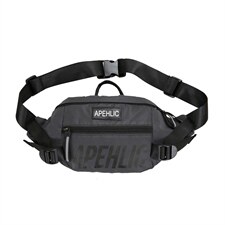 爆大容量单肩包潮酷反光腰包字母手提包男运动休闲斜挎包，鞋类箱包男包，星座510A-2