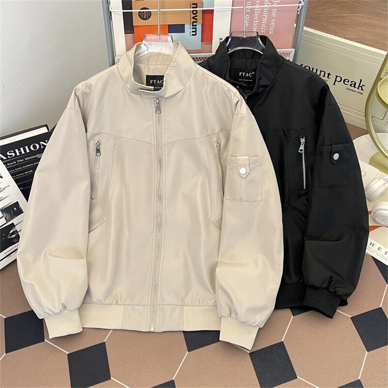 2025春季新款立领工装外贸休闲棒球领飞行员夹克现货W8543-P65,男装夹克,星座512-4