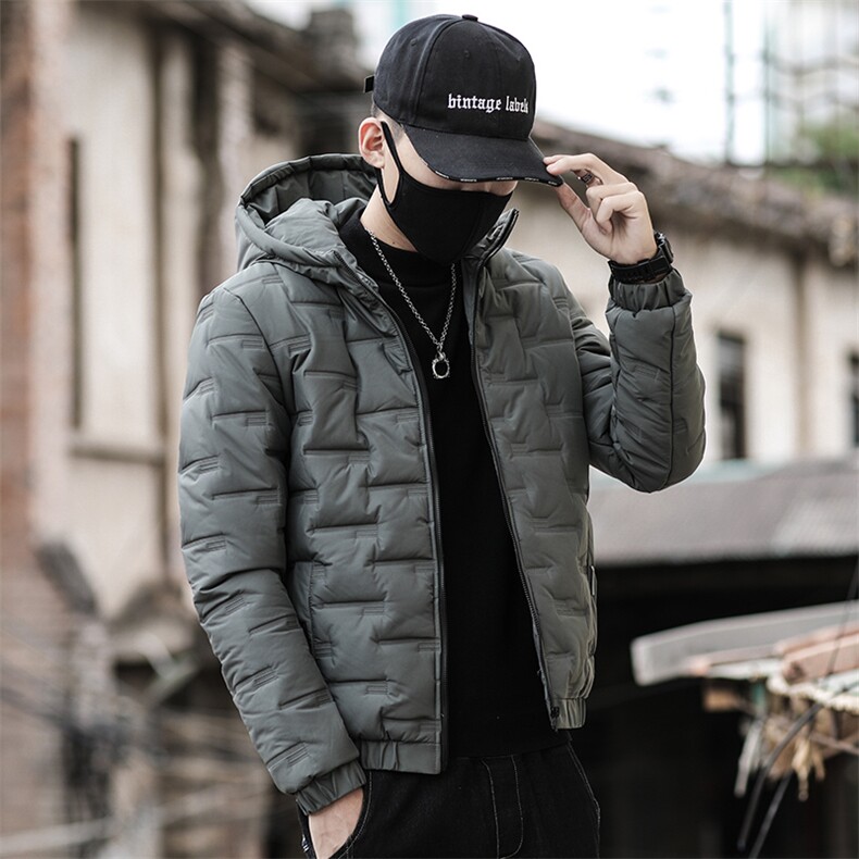 2023男士棉服连帽男士冬款外套秋冬保暖休闲简约大码潮流新款棉衣，男装棉衣，星座1905A（原电商B343）