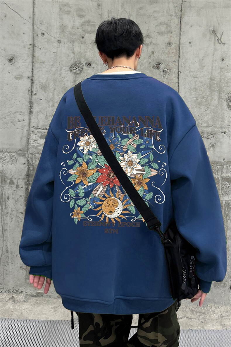 抖音供货、复合重磅360克现货圆领卫衣宽松D223A-YL2354-特P28,男装卫衣,电商019-1