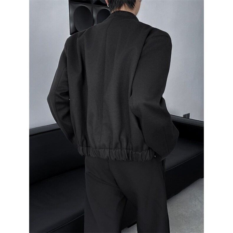 W9208-P63网图现货春季新款小香风暗黑西装外套百搭休闲西服,男装西服,星座1608-2