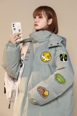 中性22冬季新款INS时尚潮流炸街保暖连帽棉衣MY221P115控158，男装棉衣，A247A