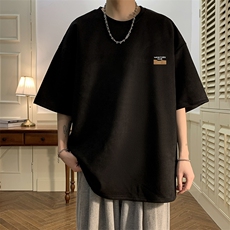 麂皮绒短袖t恤男大码半袖男酒店风JD82350-P25，男装T恤，电商A040