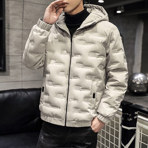 连帽压花直冲学生外套白鸭绒羽绒服潮牌男R8888P80，男装羽绒服，星座301D-5(原星座1415）