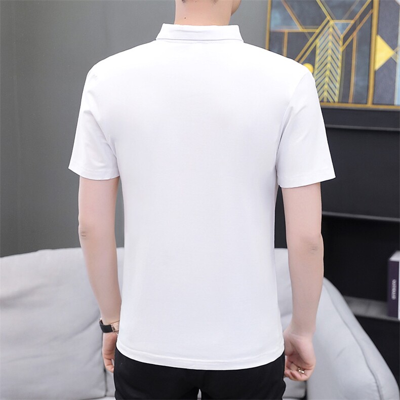 T恤新款韩版男纯棉上衣服短袖polo衫t恤长袖夏装体恤衫ST007-P25,男装Polo衫,星座509