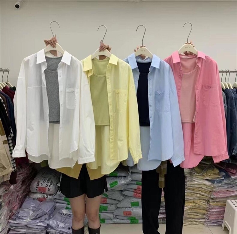 现货新款两件套衬衫，女装衬衫，QIANCHEN 谦晨(1F)
