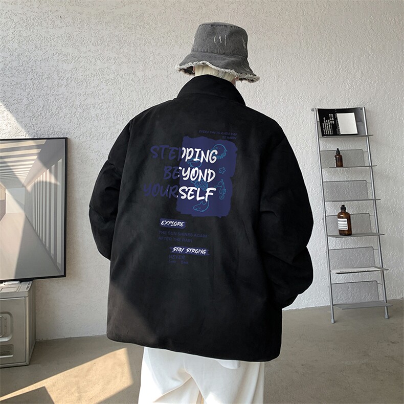 麂皮绒棉衣男大码立领棉袄子男羽绒棉服JM87345-P110,男装棉衣,电商A040
