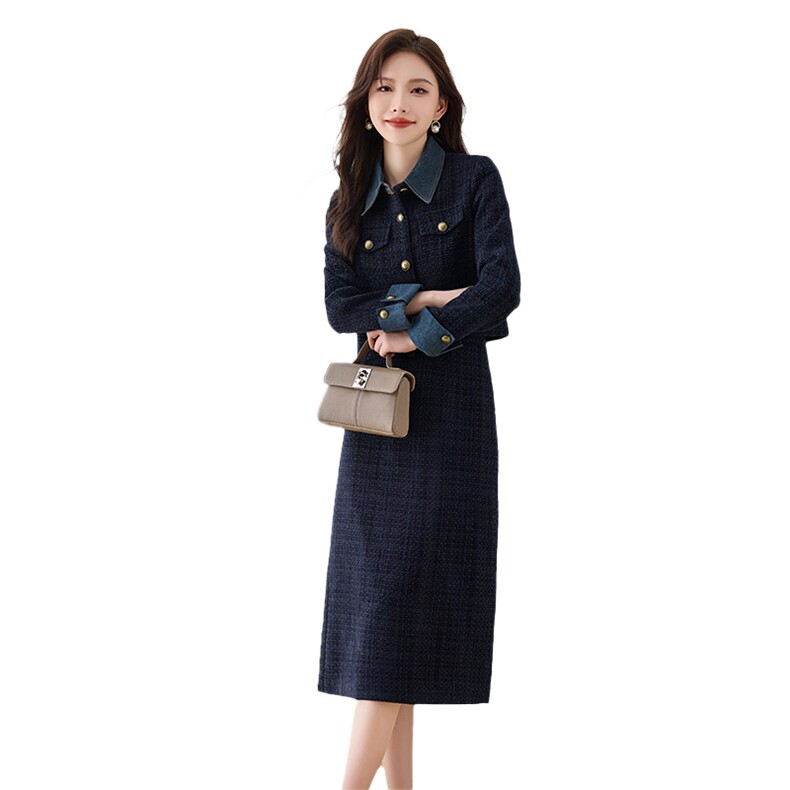 小香风短外套半身裙两件套女2024春秋新款气质名媛洋气减龄套装裙,女装套装/套裙,自然秀