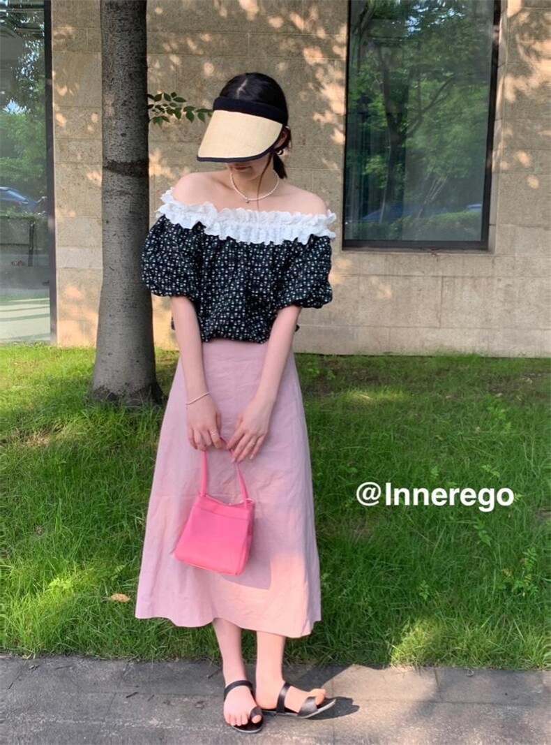 两穿花瓣边小上衣，其它，inner ego