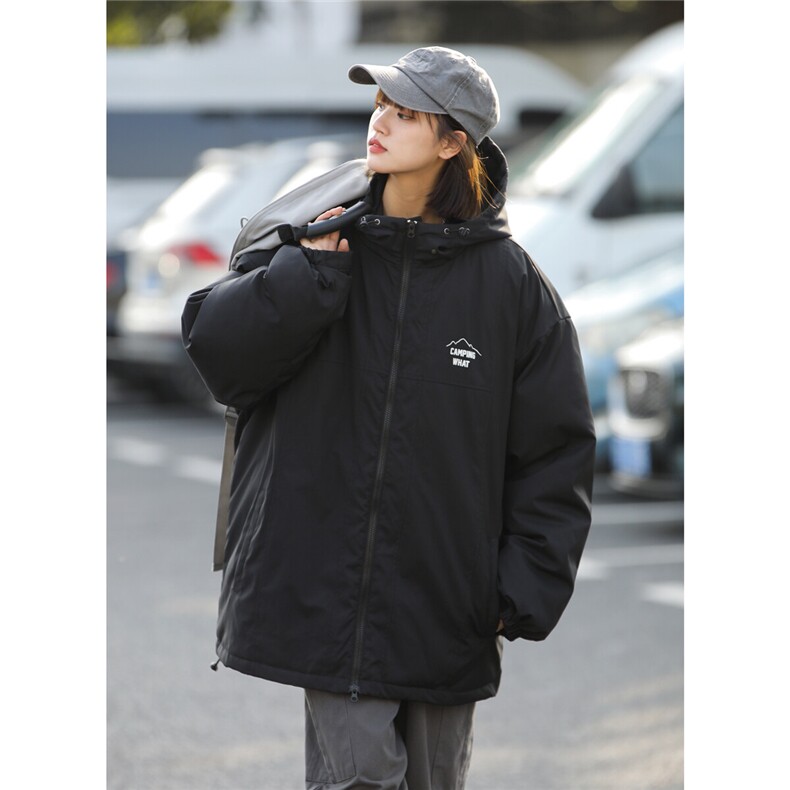 中性！冬季新款港风防水棉衣美式高街宽松情侣装棉服女23083-P118，女装棉衣/棉服，电商C213(原B265)