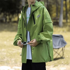 新款美式机能冲锋衣男秋冬季登山服防水夹克外套男装外套CF12-P63，男装夹克，星座1008