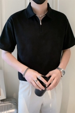 2025夏季新款社会小伙肌理感polo衫男短袖T恤TX03P58控78，男装Polo衫，电商B276A