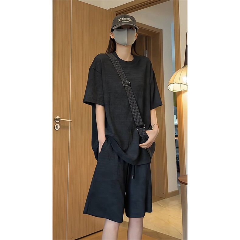 美式扎染短袖短裤休闲男潮牌宽松运动套装T3711特P24/DK8698特P24,男装牛仔裤,电商A007