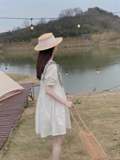 披肩两件套连衣裙，女装连衣裙，驿谷