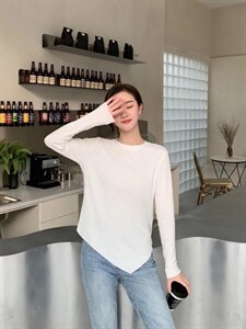 不规则长袖T,其它,伊洛姿
