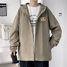 ！港风风衣男短款长袖夹克男休闲外套男上衣男DJK234-P45，男装夹克，电商B371