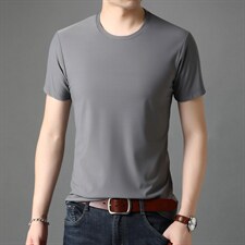 男士短袖t恤夏季男士圆领上衣服半袖体恤潮流休闲男装t桖衫，男装T恤，电商B212（原钱塘6029）
