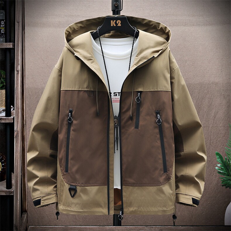 中性风现货三防户外夹克男连帽冲锋衣外套DSA157B-J129-P60,男装夹克,电商A157B