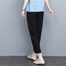 直筒裤大码白色裤子女小个子春季休闲显瘦百搭裤子女设计感小众，女装休闲裤，涵誉