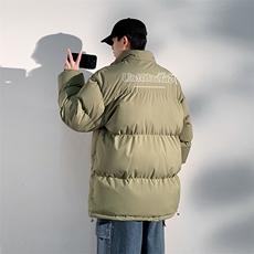 日系白底抖音直播得物高品质宽松面包服羽绒棉外套棉衣M1159P65，男装棉衣，电商C408(原B339-1)