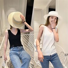 针织背心量大，女装背心吊带，千百莲