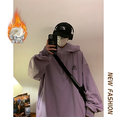 冬款防风防水兔耳朵滑雪服男保暖舒适银狐绒设计感外套M38-P125，男装棉衣，电商A001-1