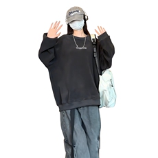 秋冬新款重磅高品质双面奥丽绒卫衣M-5XL特P45控78，男装卫衣，电商B325