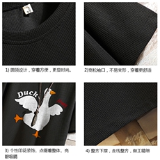 华夫格t恤男短袖男大码五分袖砖墙挂拍HT73273-P22，男装T恤，电商A040A