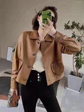 2021新欧版PU皮外套，其它，炫女孩