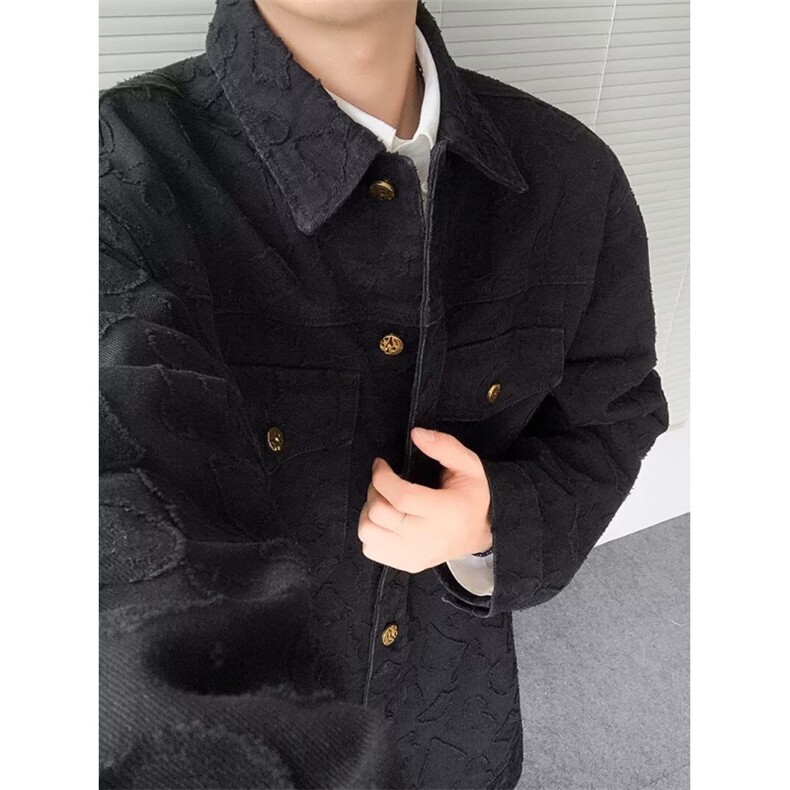 气质潮流简约ins时尚日系新款流行夹克原宿百搭文艺慵懒J1072，男装夹克，星座1116A（原606A-3）