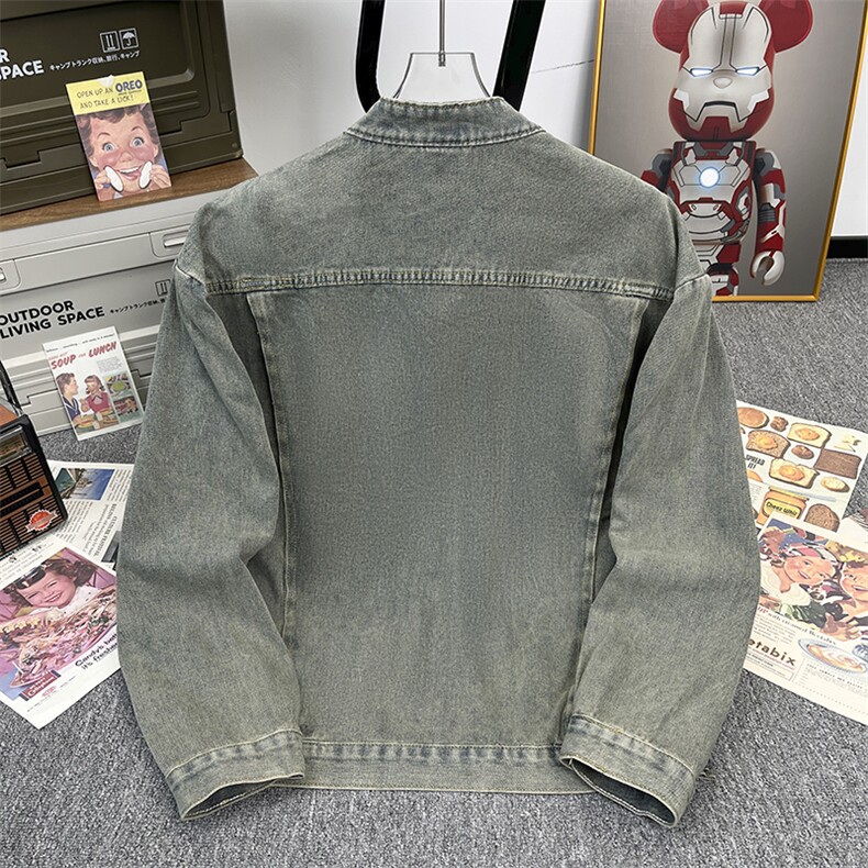 得物品质秋款男立领夹克衫宽松机车外套JK8873P80,男装夹克,星座1013-1