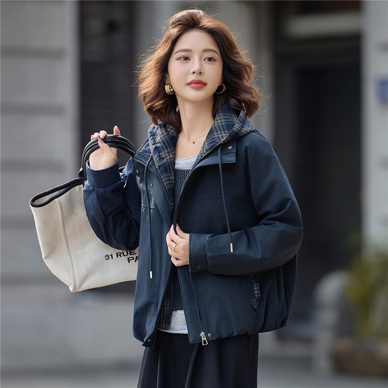 2025年冬季新款休闲短棉衣,女装棉衣/棉服,红依一坊