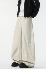 8XL-M工装裤男秋季日系男直筒宽松阔腿休闲弯刀裤子男K9177P65，男装工装外套，电商D206-1
