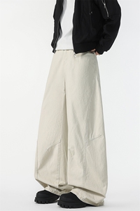 8XL-M 工装裤男秋季日系男直筒宽松阔腿休闲弯刀裤子男K9177P65图片
