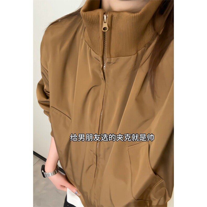 2026港风切片春装现货50W件高品质夹克M-5XHJ25589-特P35,男装夹克,电商A022