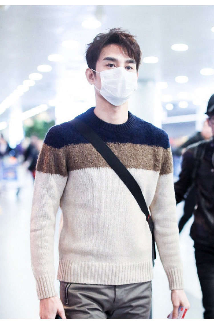 2025年秋季长袖套头青春流行羊毛衫，男装羊毛衫，圣强羊绒