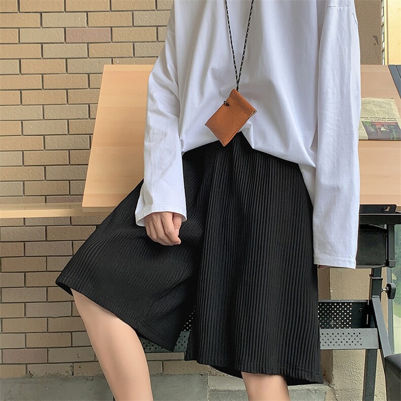 2023夏季冰丝直筒休闲运动中裤新款高腰宽松五分裤K2727-P26,男装休闲裤,星座512-2