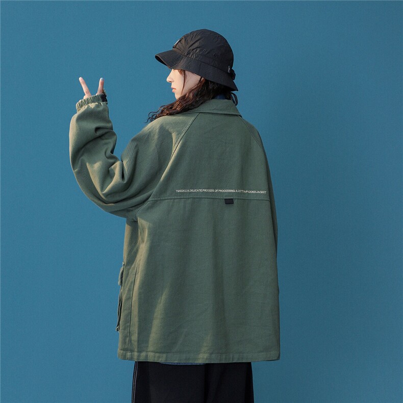 25春季新款工装韩版潮流复古男女夹克外套上衣JK52/P95/138,男装夹克,星座202-3