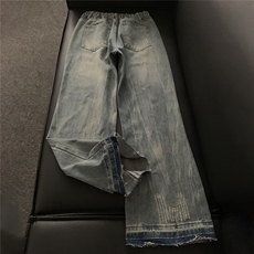 xz905-Z093#特P38美式高街宽松阔腿牛仔裤，男装牛仔裤，星座905