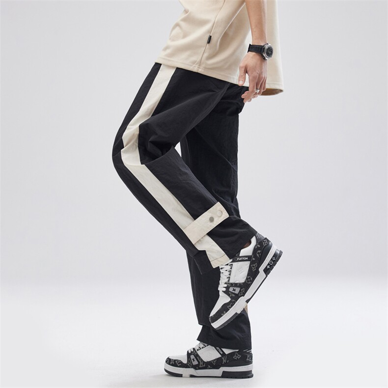 2025春季男款休闲宽松百搭垂感直筒裤显瘦阔腿长裤子DY5033-P52，男装休闲裤，电商A178-1