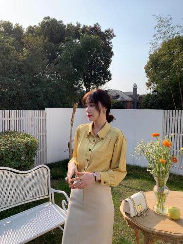 《现货》气质款衬衫仿真丝面料，女装衬衫，CL.chuling