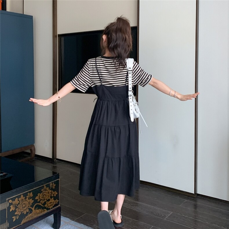 夏季新款拼接连衣裙2c307-8813-p125k168,女装连衣裙,2C307